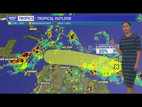 Sunday evening tropical update: 2 Systems in the Atlantic could develop