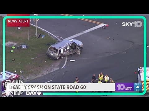 Bartow high school senior airlifted to hospital after SR-60 crash that killed 2 people