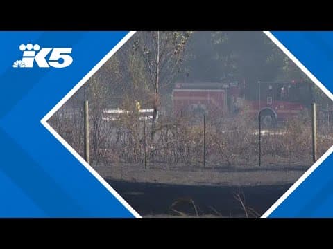 Brush fire in Rainier tests regional fire response