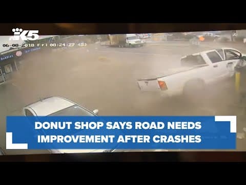 Donut shop says road needs improvement