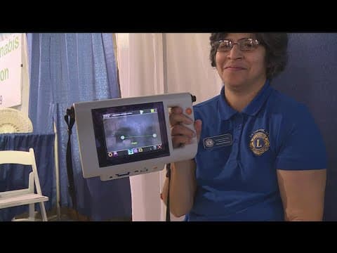 Vision screenings for kids at Health Fair 11