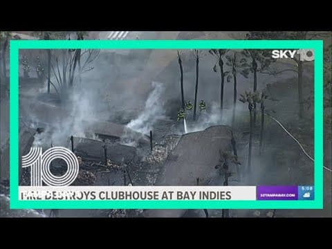 Venice mobile home clubhouse destroyed in fire