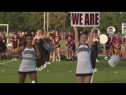 Cinco Ranch High School adjusts for heat to show off pride at annual fall pep rally