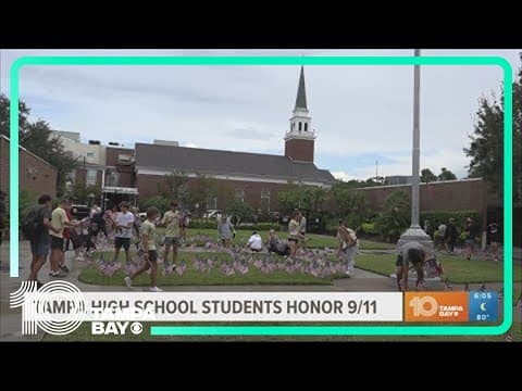 Tampa high school students honor the memory of 9/11 victims