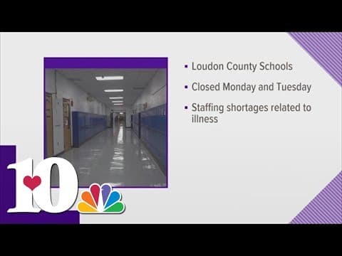 Loudon County schools closed Monday, Tuesday
