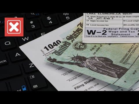 No, the IRS is not sending out $8,700 stimulus checks