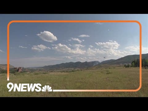 Jefferson County residents watch air crews fight Quarry Fire