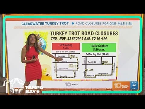 Up to Speed: Road closures for 1 mile and 5K Turkey Trots
