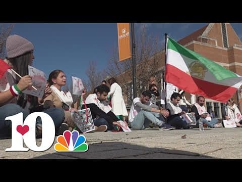 UTK Iranian students join global rally in support of human rights