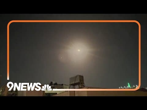 After Israel struck Iran, Iranian officials report explosions