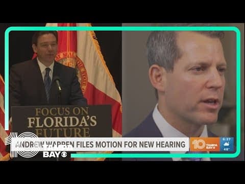 Suspended state attorney Andrew Warren files motion for new hearing