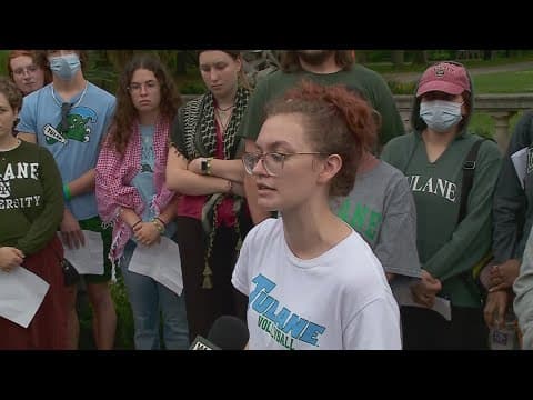 Pro-Palestinian protesters at Tulane send letter to university