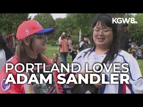 Adam Sandler fans take over Portland's Cathedral Park