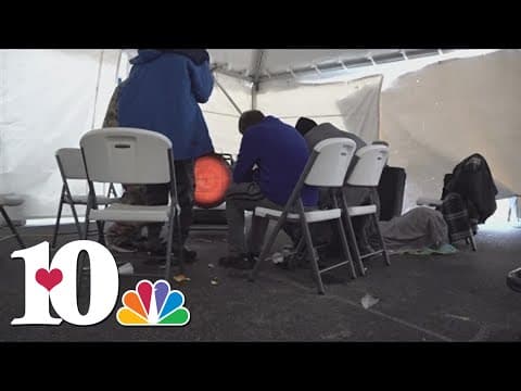 A 'warm respite' | Knoxville opens emergency warming tent for unsheltered people