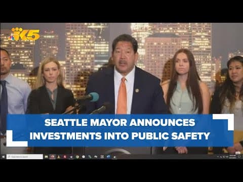 Mayor Harrell announces investments supporting new Seattle public safety department