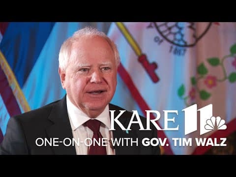 FULL INTERVIEW: One-on-one with Gov. Tim Walz