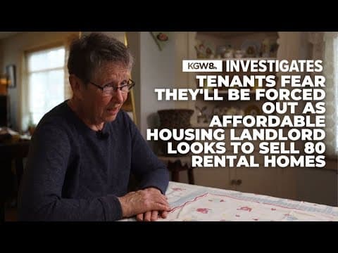 Residents worried after one of Oregon's largest affordable housing landlords to sell homes