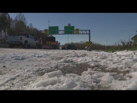 Houston freeze: Ice begins to melt around the city