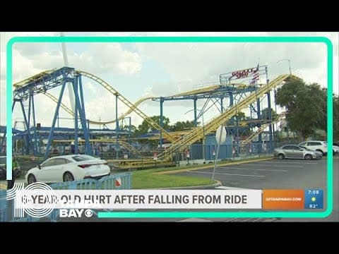 6-year-old hospitalized after falling from ride in Orlando area