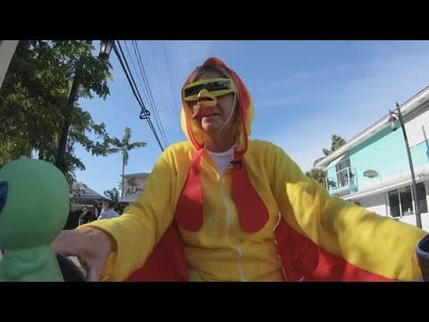 Chuck Lofton revisits the chicken lady, one of his favorite adventures from over 40 years at WTHR