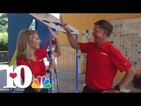 Katie Inman and Todd Howell show us how you can cool off with water balloons