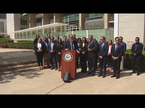 San Diego elected officials demand action against HSI ICE raids | Full Press Conference