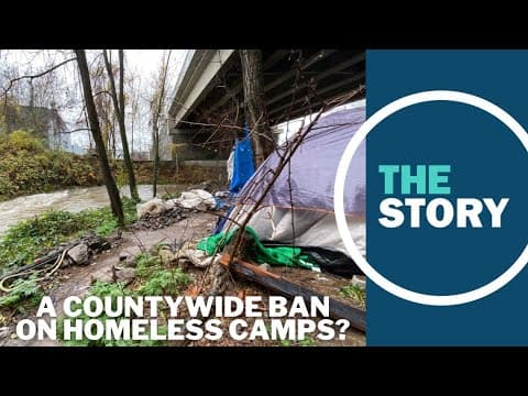 Multnomah County commissioner floats new, countywide homeless camping ban
