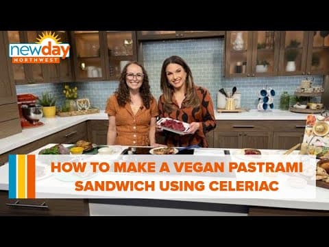 How to make a vegan pastrami sandwich using celeriac - New Day NW