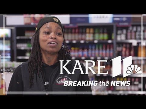 'I didn't care about the shoes, I cared about him' | Liquor store worker gives her favorite shoes to