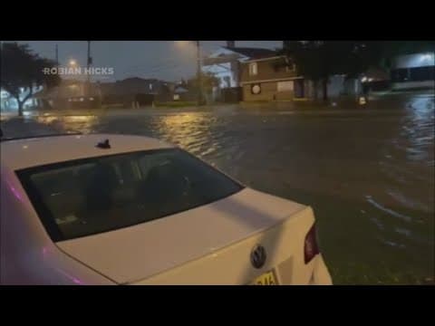 Overwhelmed drainage system leads to flooding in Metairie