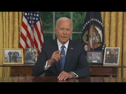Biden addresses nation | 'We've come so far since my inauguration'