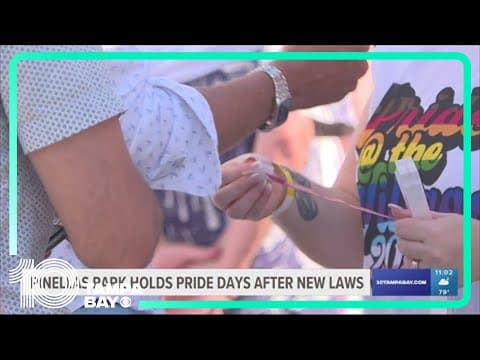 Pinellas Park holds Pride festival days after new Florida laws take effect