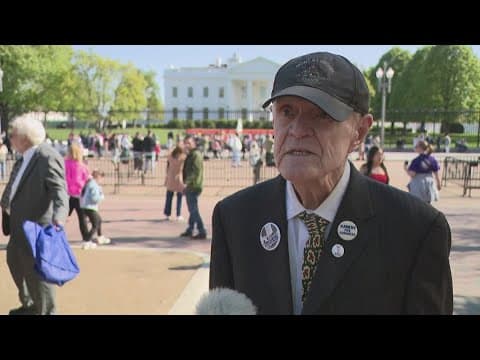 Gay rights activist recreates 1965 protest in front of White House for WorldPride