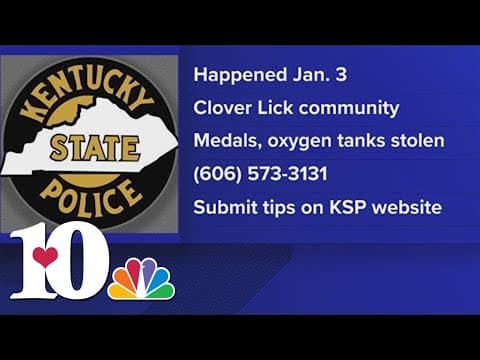 Kentucky police searching for suspect after burglary reported at Harlan Co. home of Vietnam veteran