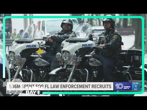 Over $36 million spent in bonuses for new Florida law enforcement recruits