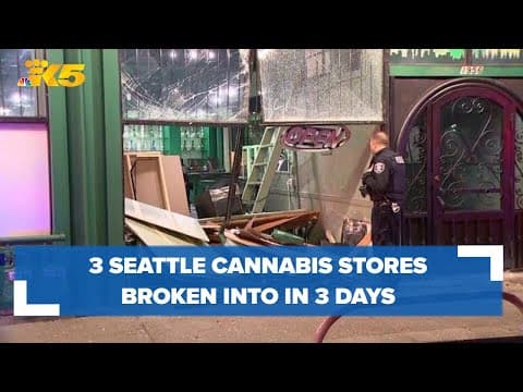 3 pot shop break-ins in 3 days leave owners and lawmakers frustrated after failed legislation