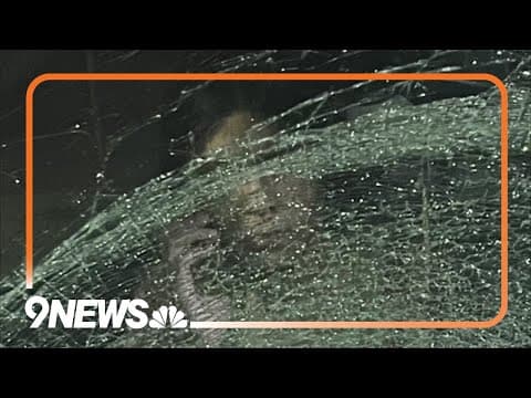 Milliken couple reports object hit, smashed their windshield while driving