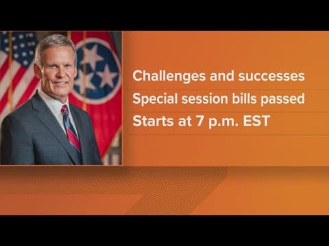 Gov. Bill Lee to deliver State of the State address to General Assembly