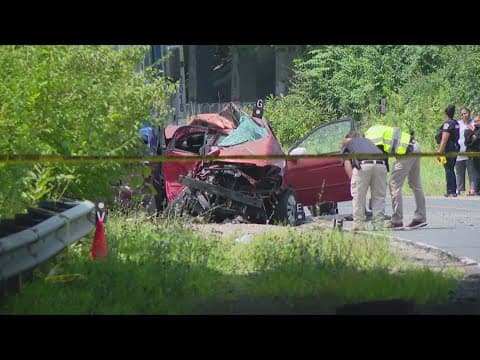 Man dies after crashing into parked semi