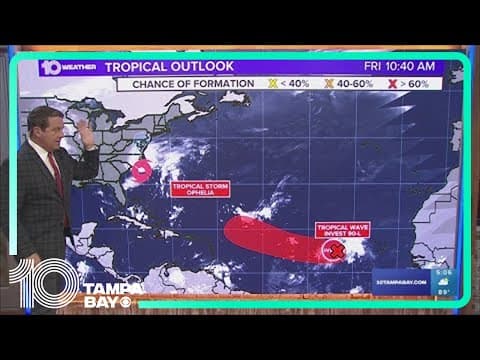 Tracking the Tropics: Tropical Storm Ophelia nears hurricane strength off Carolina coastline