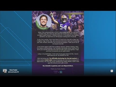 College football player declares – but not for the NFL Draft