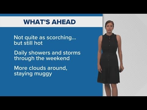 New Orleans Weather: Scattered rain returns and helps with the heat