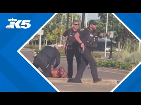 Video shows arrest of suspect in Oregon stabbing incident