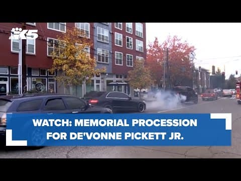 WATCH: Memorial procession for De'Vonne Pickett Jr.
