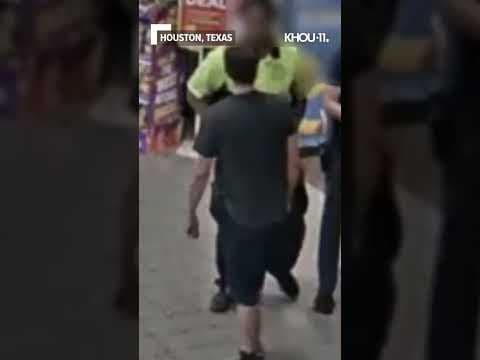 Man tries to steal steaks from Texas grocery store #shorts #short #shortvideo #shortsvideo