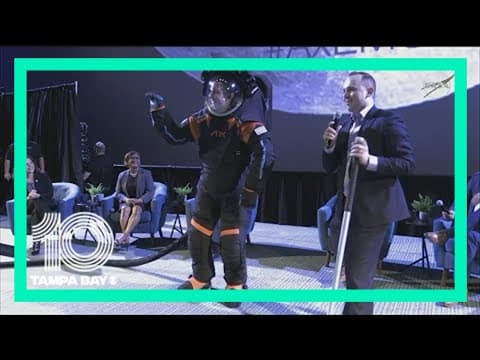 NASA unveils brand new spacesuits astronauts will wear for the Artemis moon mission