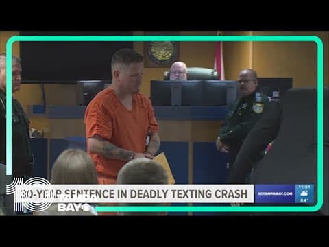 Florida man guilty in distracted driving case sentenced to 30 years in prison