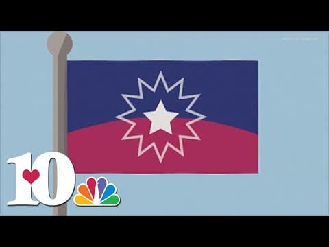 Here's the story behind Juneteenth's red, white and blue flag