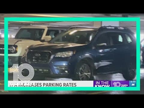 Parking rates going up at Tampa International Airport's Economy Parking Garage