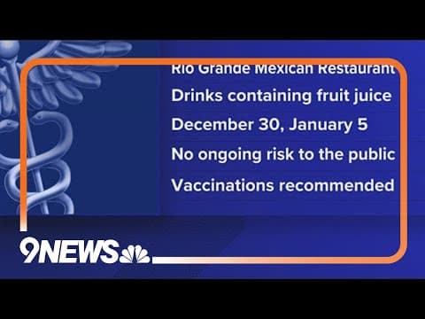 Health department warns of potential hepatitis A exposure at Boulder restaurant